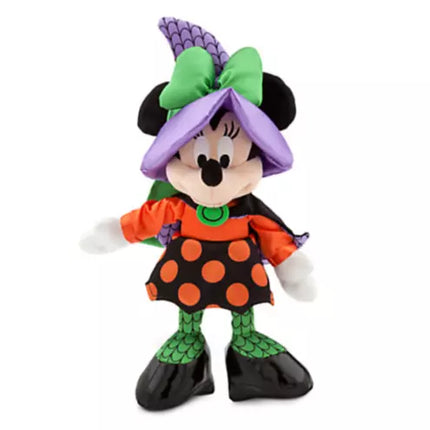 Disney Store Original Minnie Mouse Halloween Witch Medium Soft Plush Toy