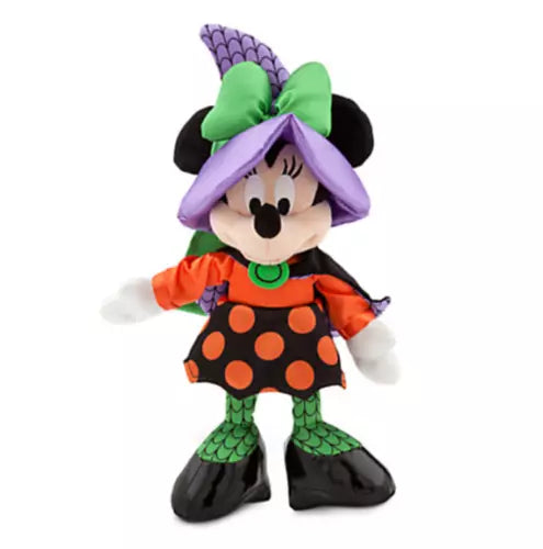 Disney Store Original Minnie Mouse Halloween Witch Medium Soft Plush Toy
