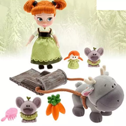 Disney Anna Animators Collection Mini Doll Play Set accessories Frozen