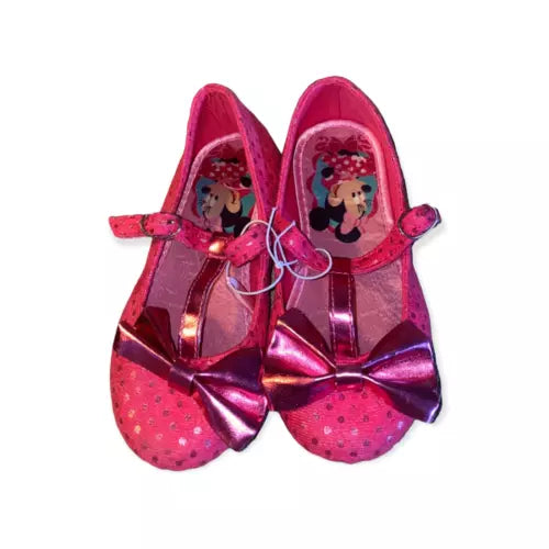 Disney Store official Minnie Mouse Pink bow dots Costume Shoes