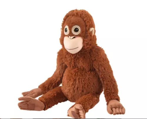 DJUNGELSKOG Orangutan MONKEY Soft Toy Big Soft Plush Animal