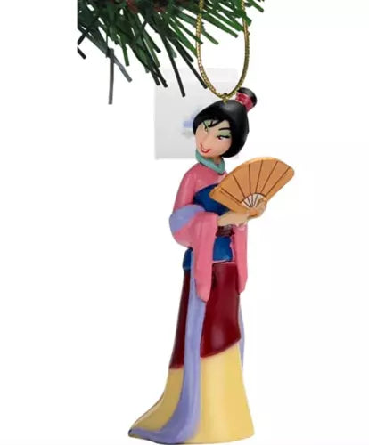 Disney Mulan Princess Figurine Holiday Christmas Tree hanging Ornament new