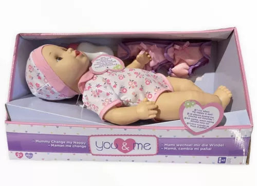 Toys R Us you & me mummy change my nappy crying doll