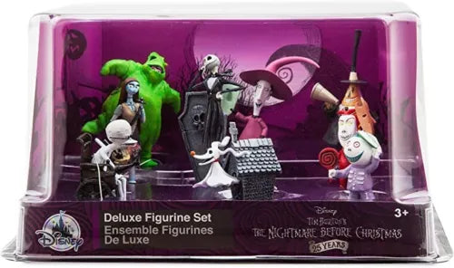 Disney Official Store The Nightmare Before Christmas Deluxe Figurine Figures Set