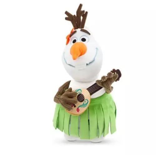 Disney Store Original Olaf Hawaiian Soft Plush Doll Frozen