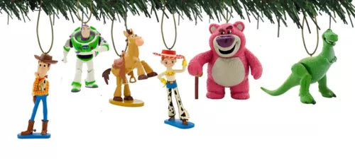 Disney Toy Story 6pc Ornament Set.