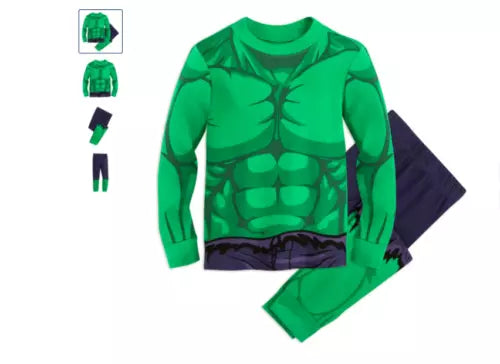 Disney Store Hulk PJ PALS Pajama Costume set for Boys