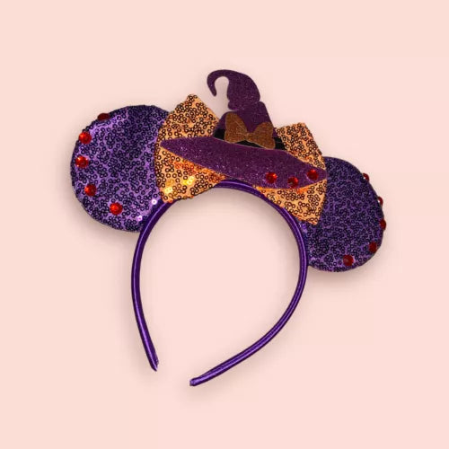 Disney Halloween Minnie Mouse witch Headband