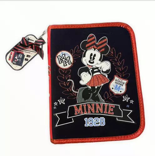 Minnie Mouse zip up stationary pencil marker case