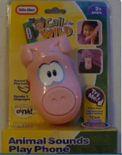 Little Tikes Animal sound play phone oinky pig Pink