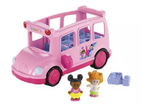 Fisher Price Pink Lil' Movers School Bus