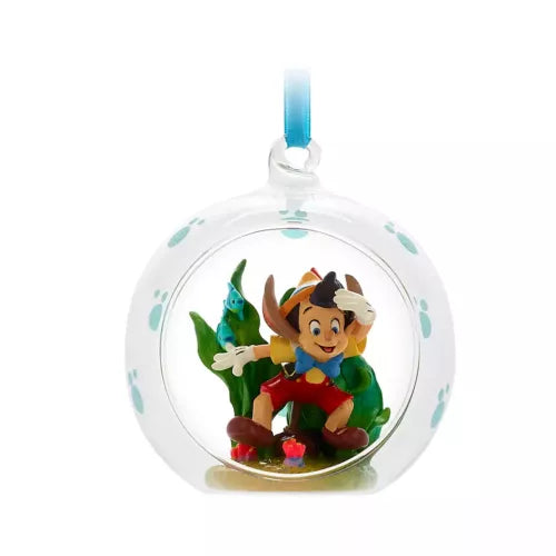Disney Store Pinocchio Underwater Hanging bubble Ornament