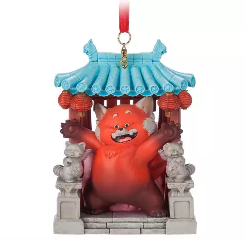 Disney Store  Pixar Turning Red Mei Lee Red Panda & human Sketchbook Ornament