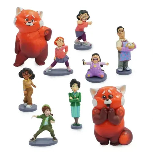 Disney Store Turning Red Deluxe Figurine Playset