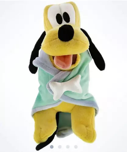 Disney Store Original Baby Pluto in Blanket Soft Plush Doll Toy
