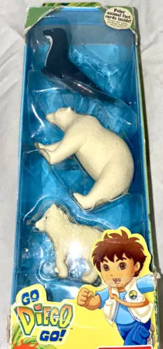 NICKELODEON Go Diego Go Polar Bear Fox Seal Animals figure