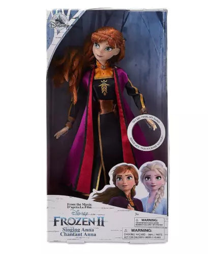 Disney Store Official Frozen 2 Singing Doll Princess Anna