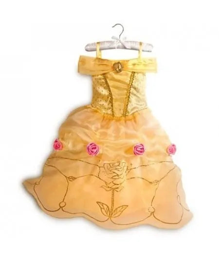 Official Disney Store Princess Belle Costume Dress Gown