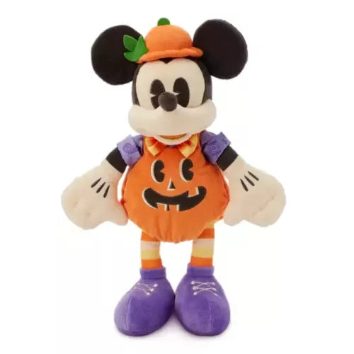 Disney Store Mickey Mouse Pumpkin Small Soft Plush doll