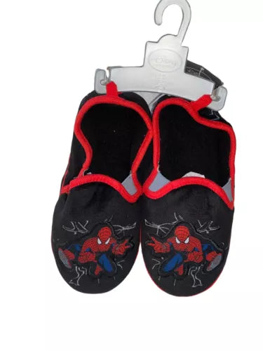 Disney Store Spider Man Warm Slippers Shoes Boys Kids
