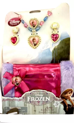 Disney Store Frozen Anna Purse bag Accessory Jewellery set Necklace & earnings