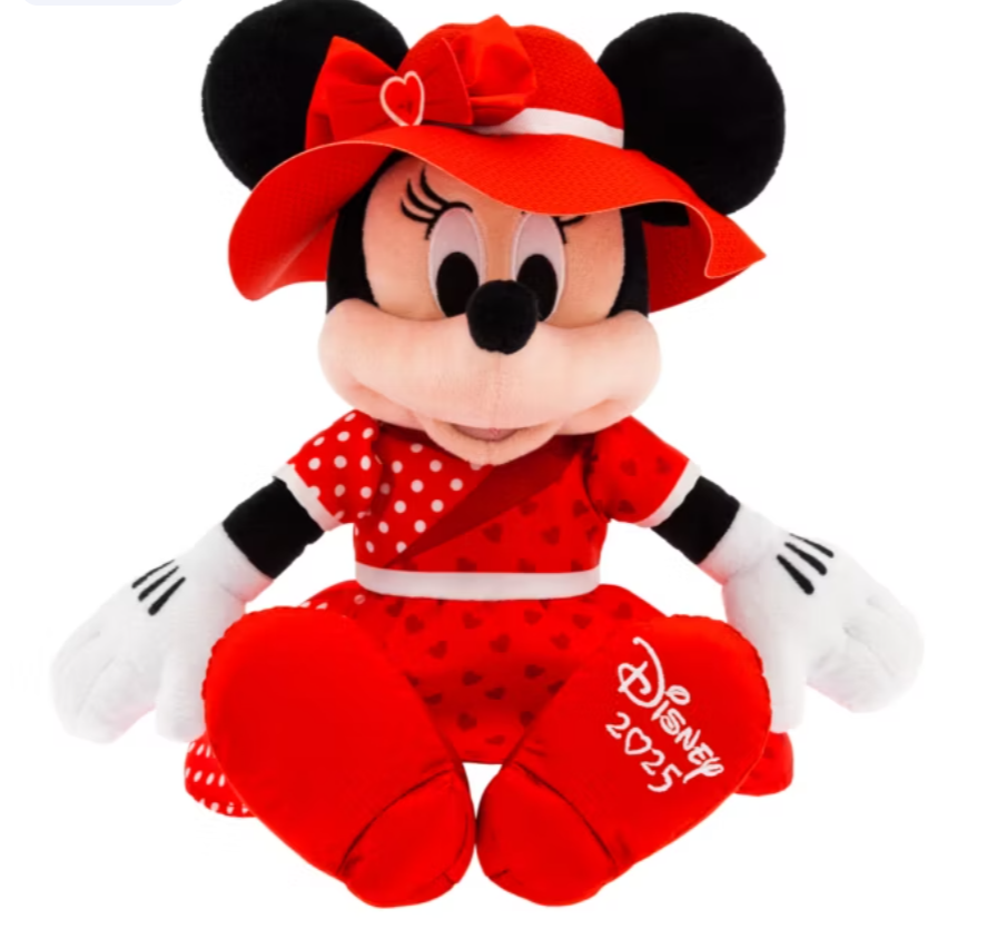 Disney Store Minnie Mouse Valentine's Day Small Soft Toy 2025 - 30.5cm