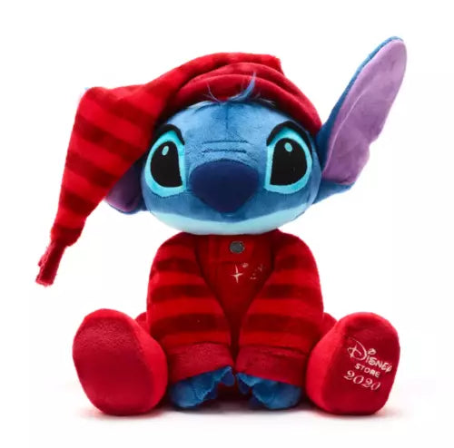 Disney Store Stitch Christmas Holiday Cheer Medium Soft Plush Doll Toy