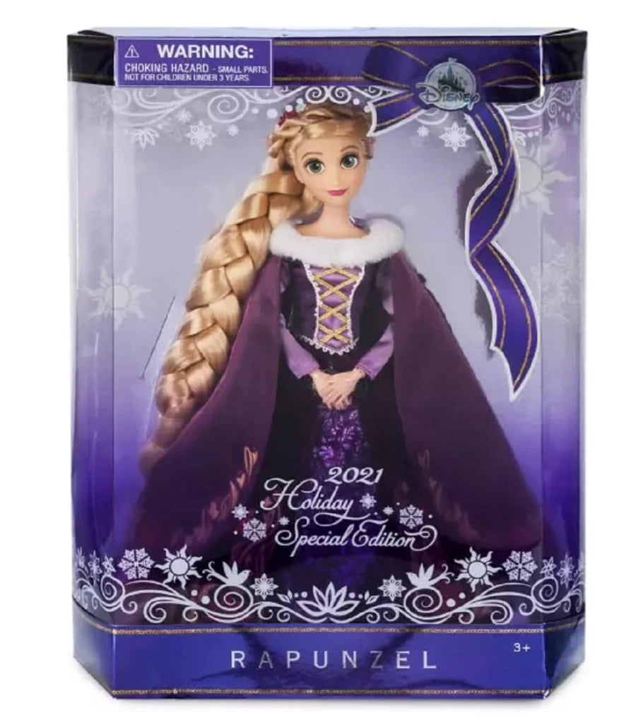 Disney Store Official Tangled 2021 Rapunzel Holiday Special Edition Doll NEW