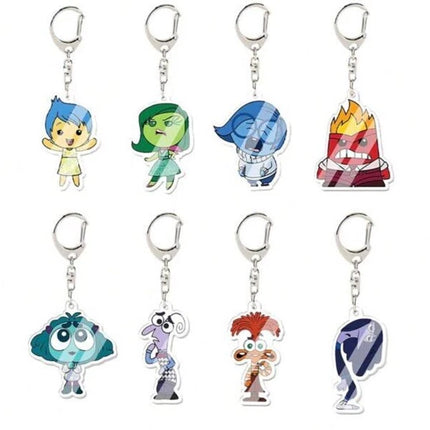 Disney Inside Out Cartoon Characters Acrylic Anime Key Chain Gift Edition 1pc