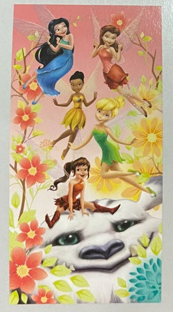 Disney TinkerBell and sister fairies beach & bath towel 100% cotton 30”X60” New