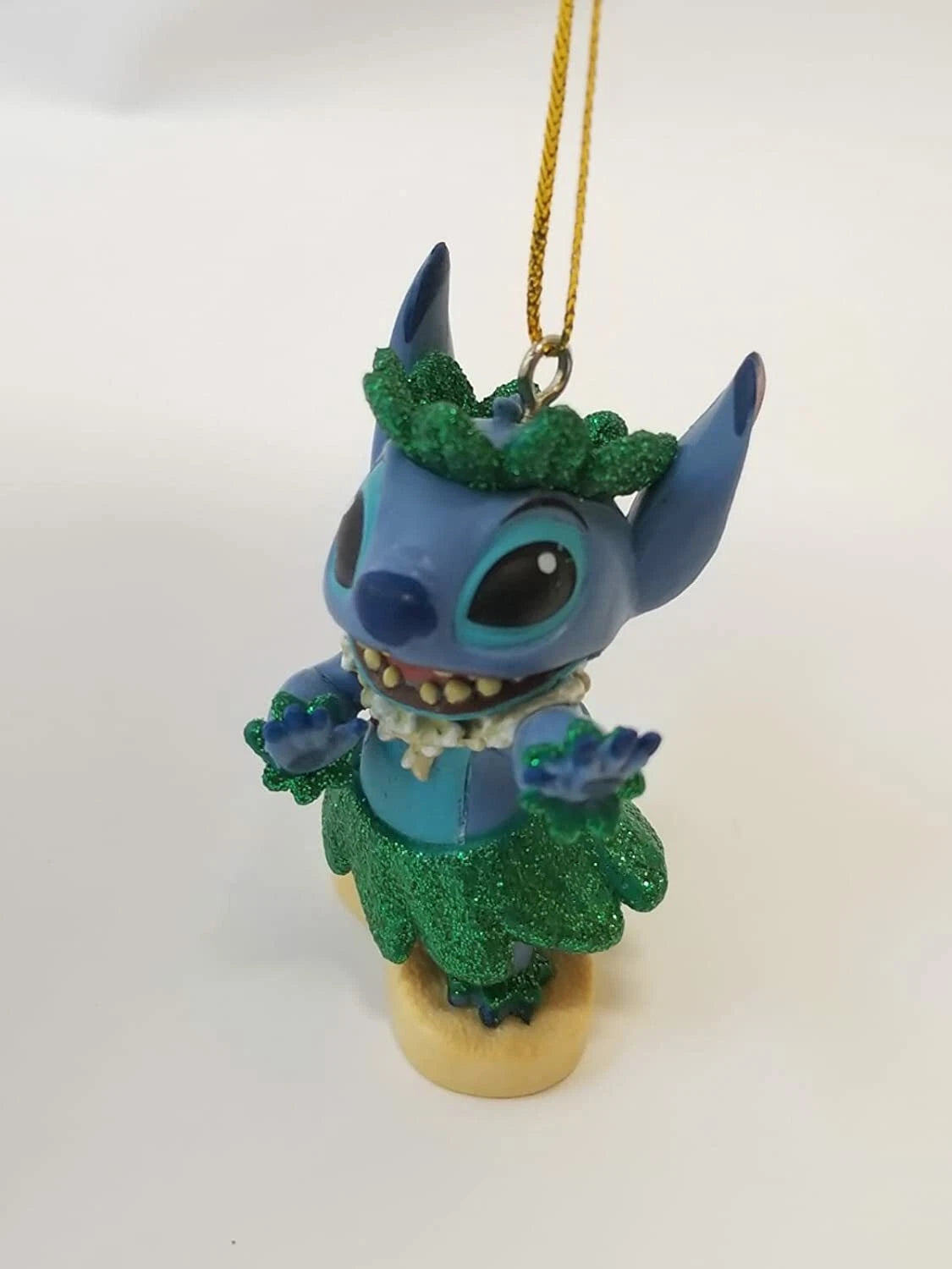 Disney Lilo Stitch Hula Hawaiian Stitch Alien Christmas Tree Ornament Pvc Holida