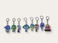 Disney Inside Out Characters Holiday Gift Keychain Bag Charms Set Of 8pcs
