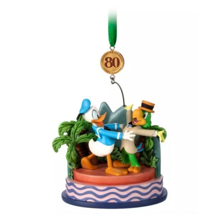 Disney Store DONALD DUCK Saludos Amigos Christmas Tree Legacy hanging Ornament