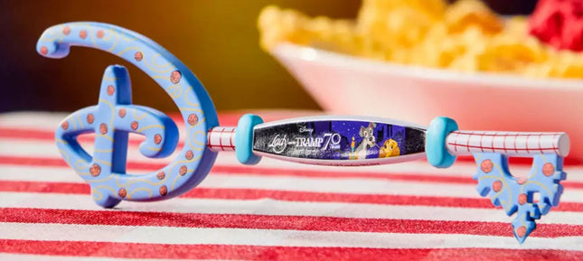 Disney Store official Lady and the Tramp 70th Anniversary Key