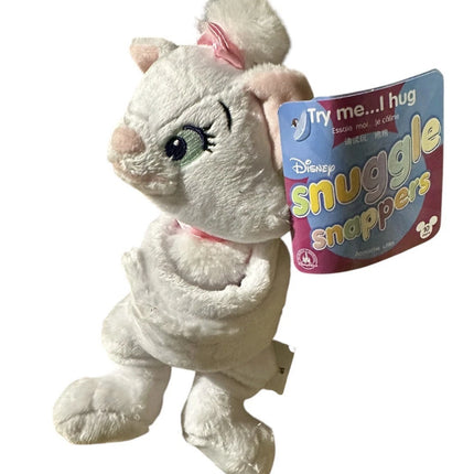 DISNEY STORE Snuggle Snapper Hugging MARIE SOFT PLUSH TOY. THE ARISTOCATS 22cm