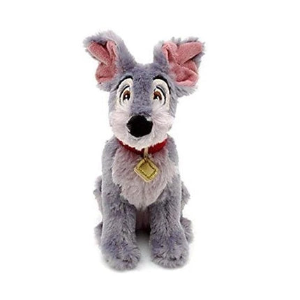Disney store original Lady and the Tramp Dog Mini Bean Bag Soft Plush Toy, Tramp