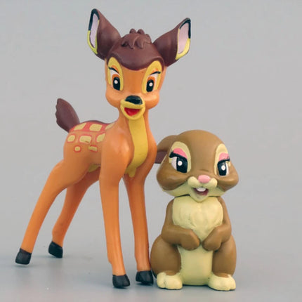 Disney Thumper Miss bunny & Bambi pvc figure figurine cake topper set of 2
