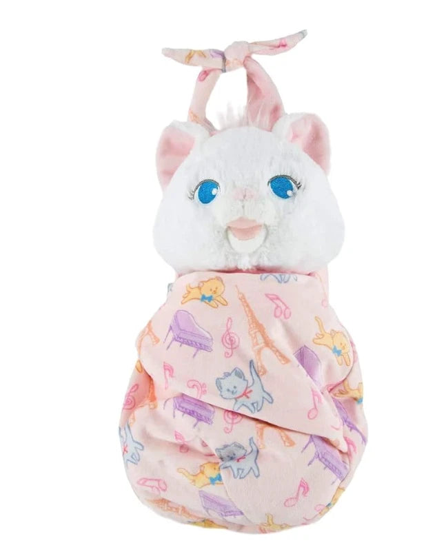 Disney Parks Exclusive Soft Plush Pillow Baby in Blanket Pouch Marie NEW TAG