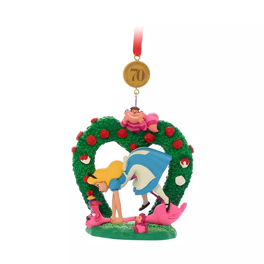 Disney Store Alice in Wonderland 70th anniversary Legacy Hanging Ornament Alic