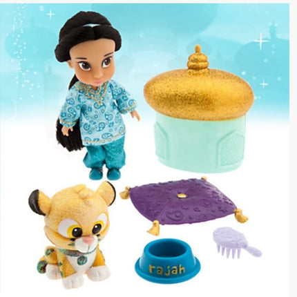 Disney Aladdin Jasmine Animators Collection Mini Doll Play Set w accessories 5"