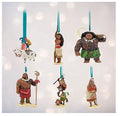 Disney Store official Moana Christmas tree Hanging Ornament set maui hei hei pua