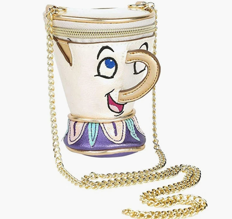 DISNEY STORE AUTHENTIC Chip Beauty & Beast Girls Purse Shoulder bag Accessory