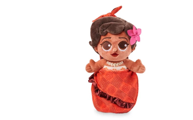 New Tags Disney Store Babies Moana Soft Plush Doll in Pouch Blanket NEW 10''