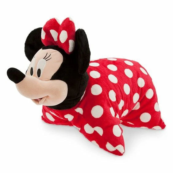 Authentic Disney Store Red Minnie Mouse Plush Soft Pillow Pal -New