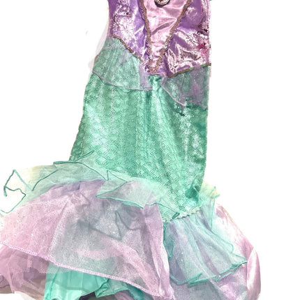 Disney store Official Little Mermaid Princess Ariel Kids Girls costume NEW