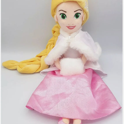 Disney Store Tangled Winter Cape Rapunzel 18" Plush Doll Soft Toy Birthday Gift