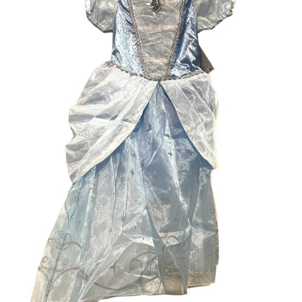 Disney Store official Princess Cinderella costume Formal Party Blue Kid Girl New