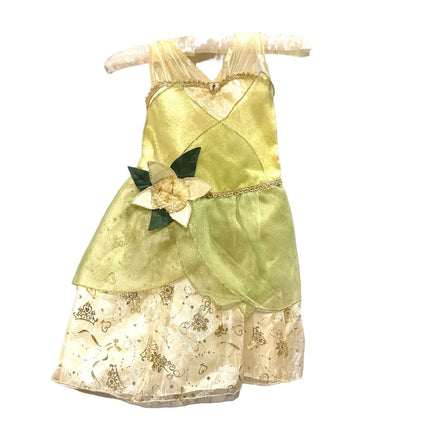 Disney official Princess and Frog Tiana costume girls kids Green party Size 5/6