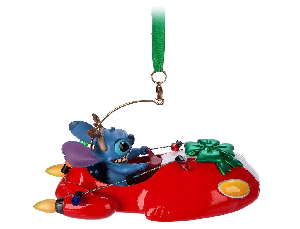 Disney Lilo & Stitch Sketchbook Ornament Speeder santa Christmas spacecraft
