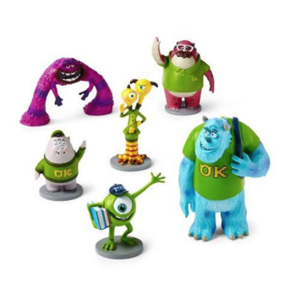 Disney Store Monsters University Figurine Playset 6 Pc figure Sulley NEW BOXED